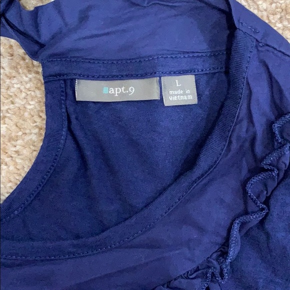 Blue Ruffle T-Shirt - Picture 3 of 3